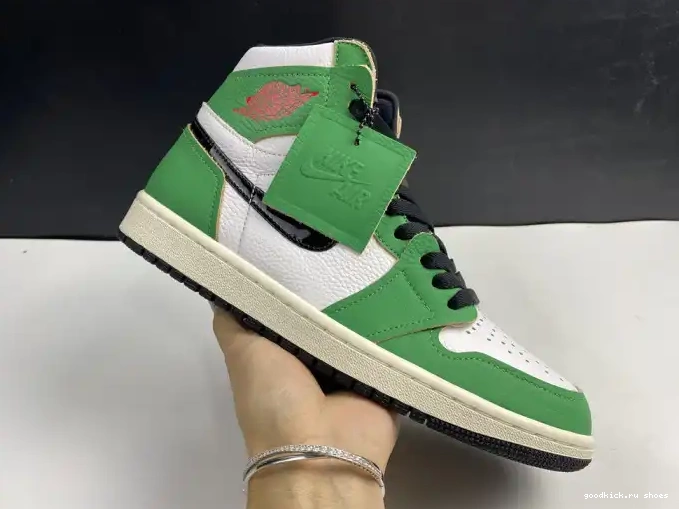 Cheap DB4612-300 Lucky Air High Retro Jordan 1 Green 0607
